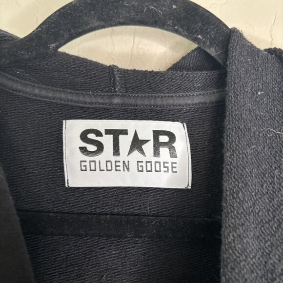 Golden Goose Black Star Hoodie Sweatshirt - Picture 3 of 7